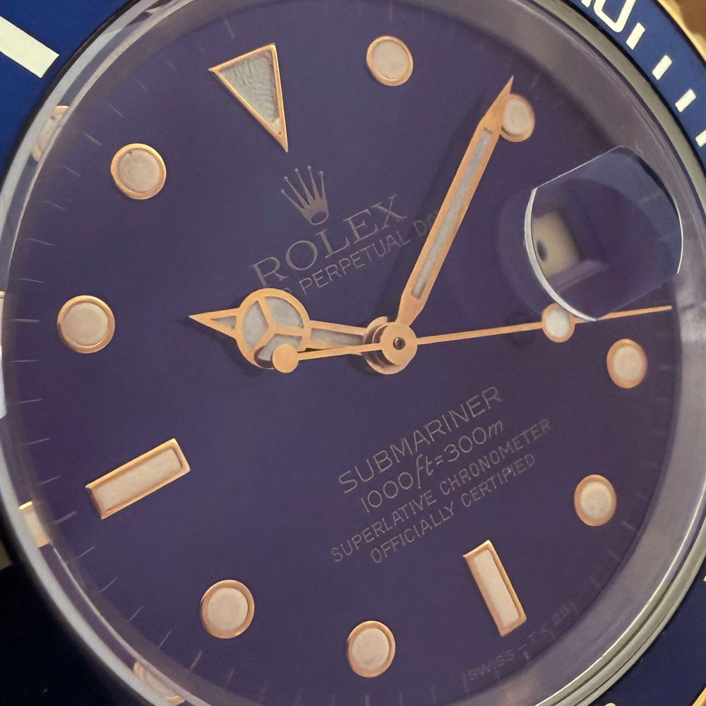 Rolex Submariner Purple Dial 16613 5