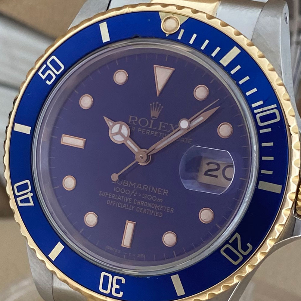 Rolex Submariner Purple Dial 16803 6