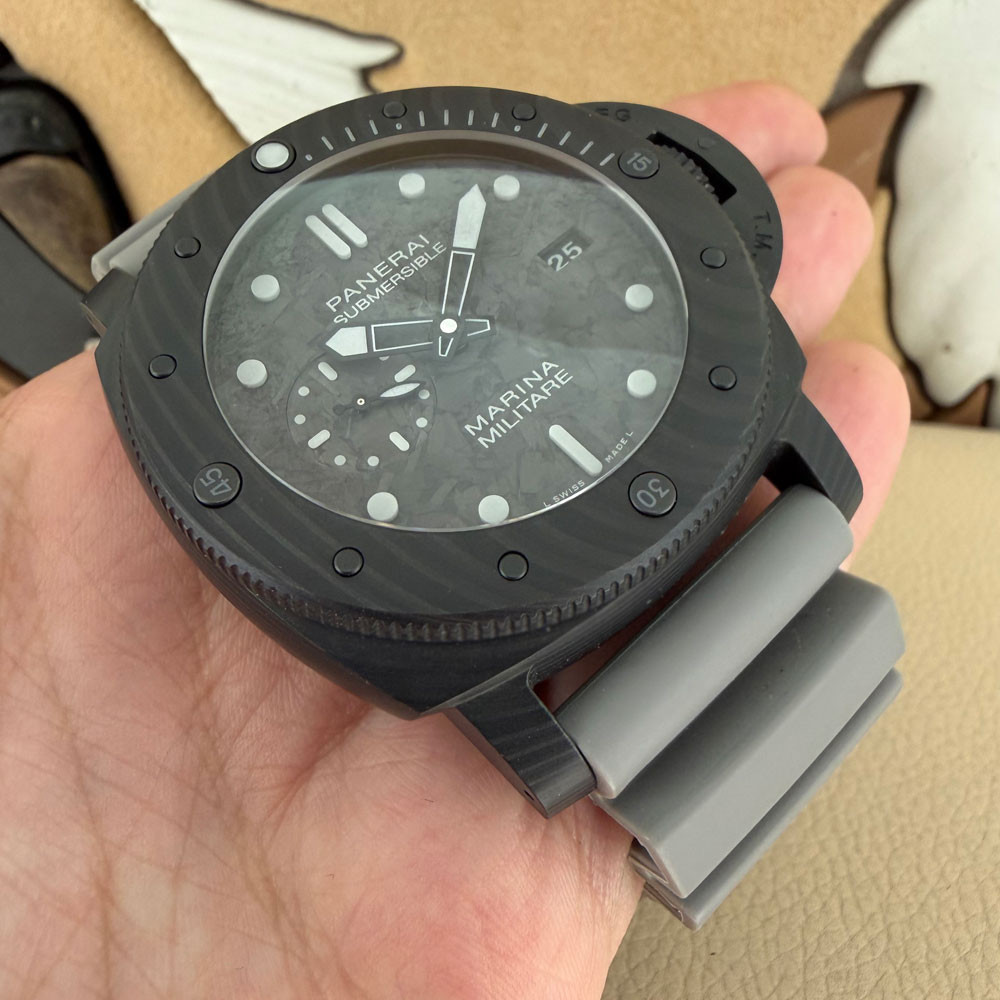 Panerai Submersible Marina Militare Carbontech PAM00979 10