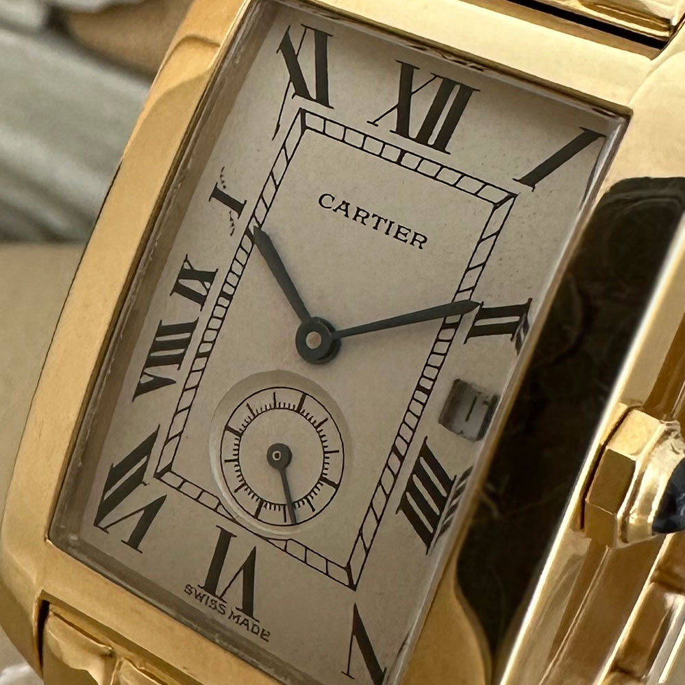 Cartier Tank Americaine Misura Media 811905 4
