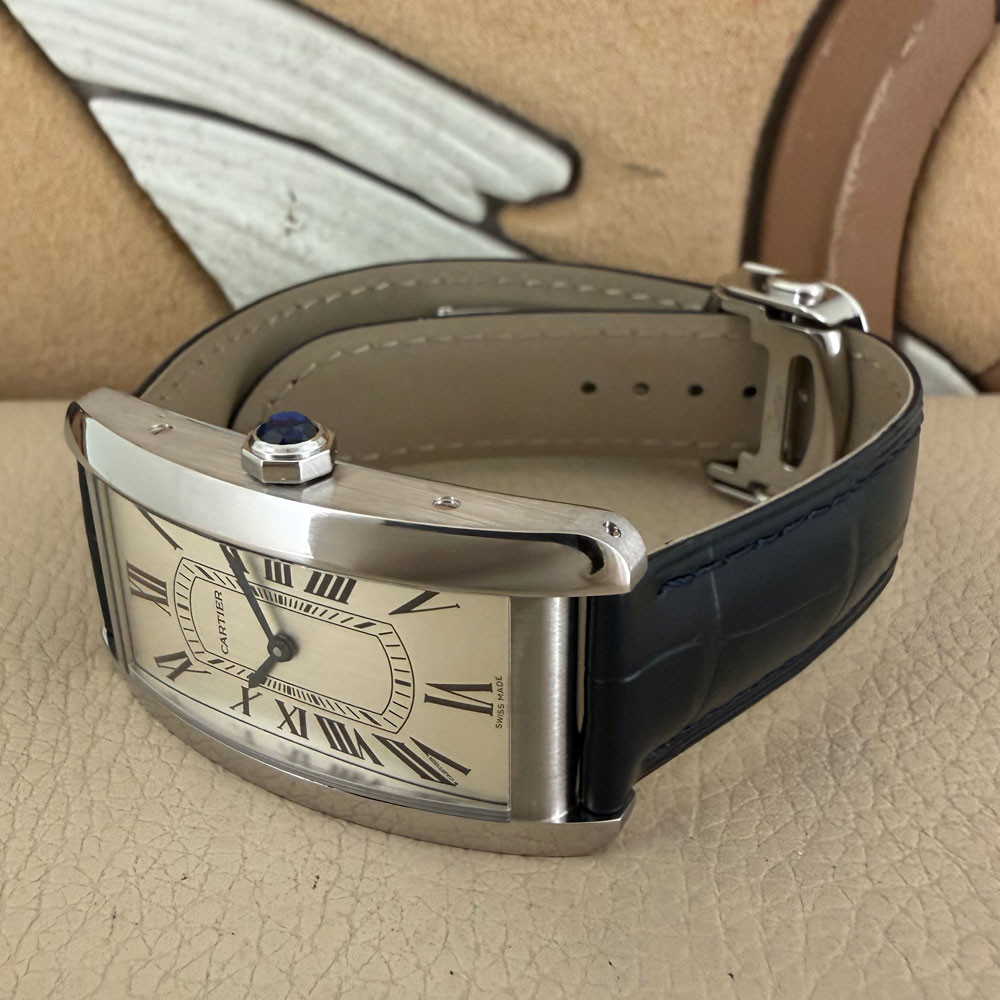 Cartier Tank Americaine Modello Grande WSTA0083 4522 12