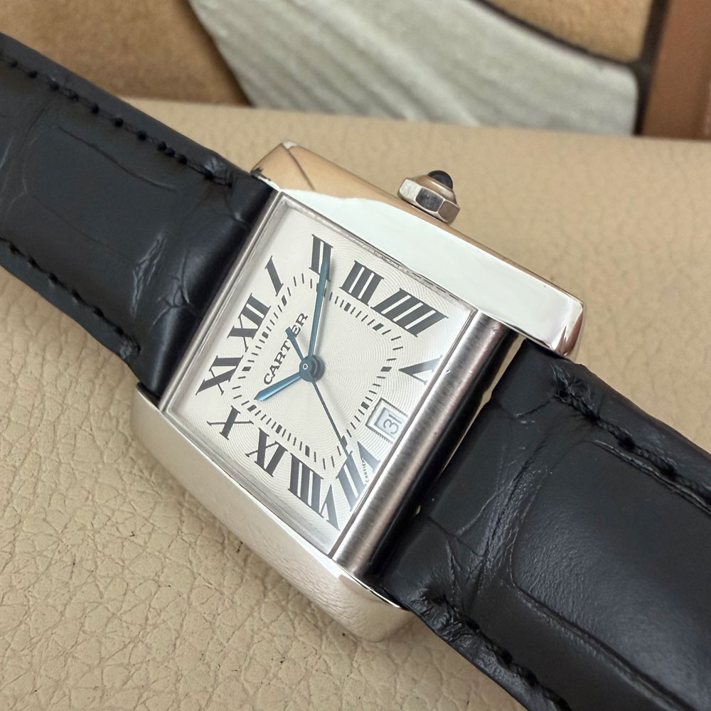 Cartier Tank Francaise White Gold 2366 12