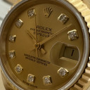 Rolex Datejust Lady Champagne Diamonds Dial 69178 4
