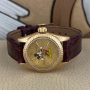 Rolex Oyster Perpetual Lady Quadrante Custom Aftermarket Mickey Mouse Topolino  67198 6