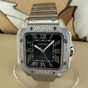 Cartier Santos Modello Medio Diamonds W4SA0006 0