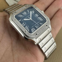 Cartier Santos Modello Medio Diamonds W4SA0006 11