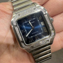 Cartier Santos Modello Medio Diamonds W4SA0006 2