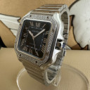 Cartier Santos Modello Medio Diamonds W4SA0006 3