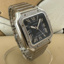 Cartier Santos Modello Medio Diamonds W4SA0006 4